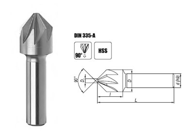 POGLEBIACZ DIN 335-A 90 *12.5