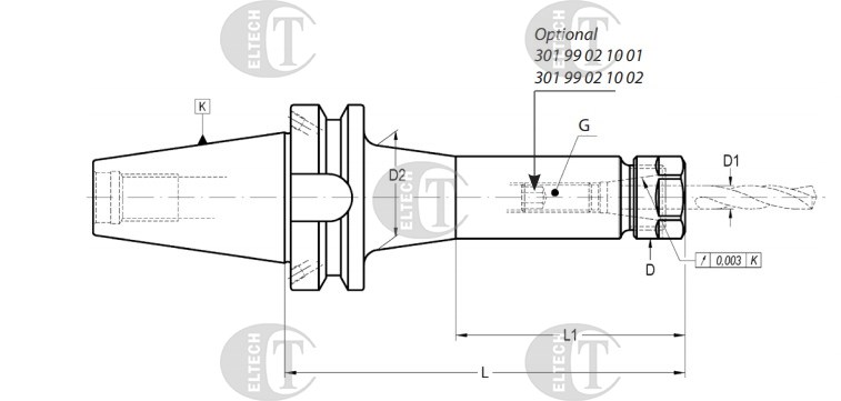 OPRAWKA 7626-S-50-16-100 LAIP