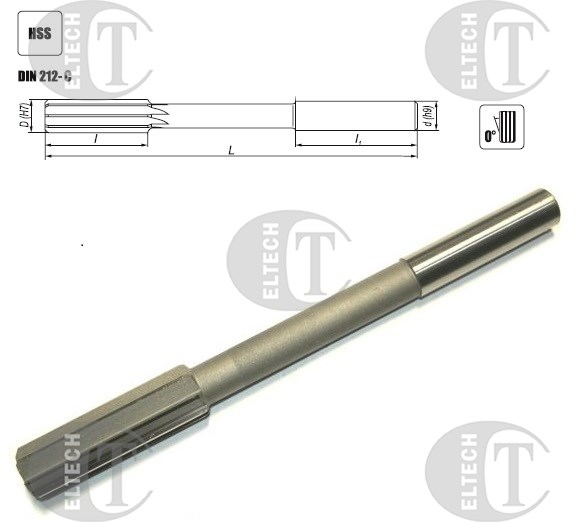 ROZWIERTAK MASZYNOWY FI  4,00 (H7)  19/75MM DIN 212-C PROSTY HA4 HSS