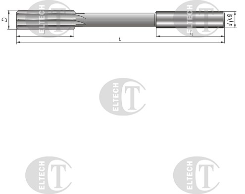 ROZWIERTAK MASZYNOWY FI  3,00 (H7)  15/61MM DIN 212-A PROSTY HA3 HSSE