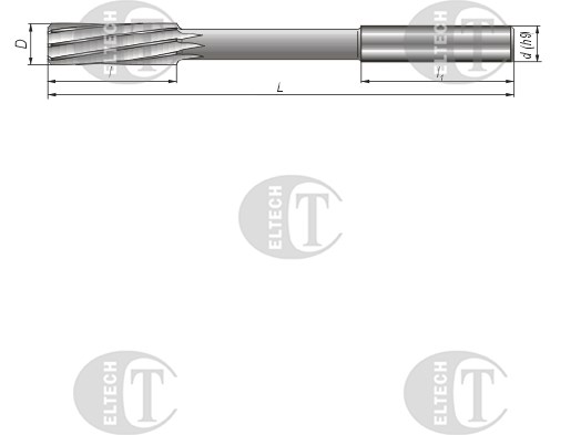 ROZWIERTAK MASZYNOWY FI 16,00 (H7)  52/170MM DIN 212-D SKRETNY HA12,5 HSS