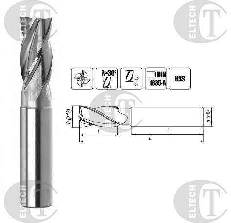 FREZ TRZPIENIOWY NFPA FI 13,0  26/83 Z4 HA12 HSS