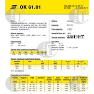 ELEKTRODA OK 61.81 2.50/0.7 /KARTON 4.2 KG/ VP