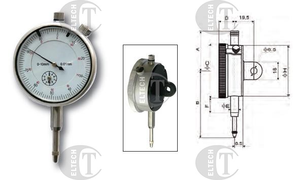CZUJNIK ZEGAROWY 10/0.01