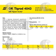 DRUT FI 2.40/1000 ALSI5 OK18.04 TIGROD 4043 ALU /2,5kg/